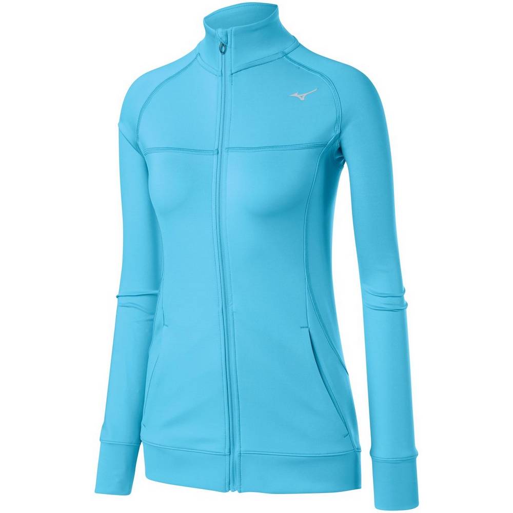 Damske Bundy Mizuno Alpha Knit Modre Tyrkysové Vypredaj MJUO46830